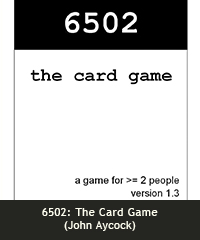 6502: The Card Game