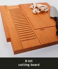 8-bit cutting board