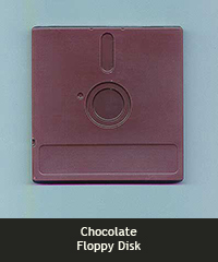 Chocolate floppy disk