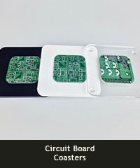 Circuit board coasters