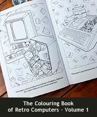The Colouring Book of Retro Computers - Volume 1