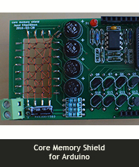 Core memory shield for Arduino