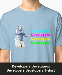 Developers Developers Developers Developers shirt