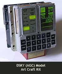 DSKY (AGC) model art craft kit