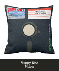 Floppy disk pillow