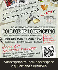 Subscription to local hackerspace