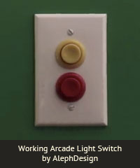 Working arcade light switch