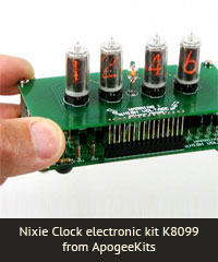 Nixie clock electronic kit