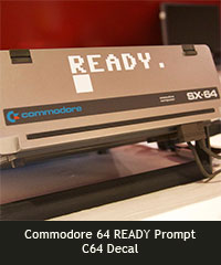 Commodore 64 READY prompt decal