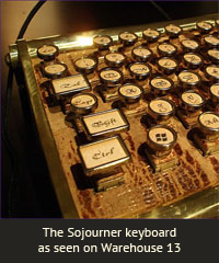 The Sojourner keyboard as seen on Warehouse 13