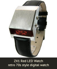 ZX1 Red LED watch