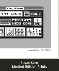 Susan Kare limited edition prints