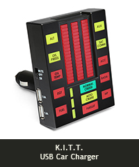 K.I.T.T. USB car charger
