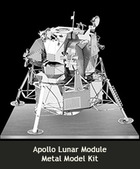 Apollo lunar module metal model kit