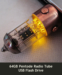 64GB pentode radio tube USB flash drive
