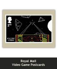 Royal Mail video game postcards