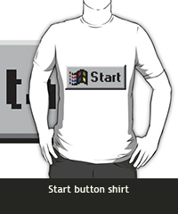 Start button shirt