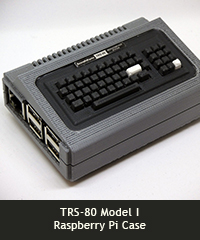 TRS-80 Model I Raspberry Pi case