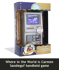 Where in the Word is Carmen Sandiego handheld game