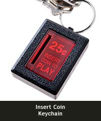 Insert Coin keychain