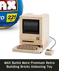 MAX Build More Premium Retro Building Bricks Unboxing Toy