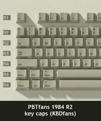 PBTfans 1984 R2 key caps (KBDfans)
